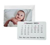Drifting Ducks Personalised Sentimental Keepsake Day You Became My Nanny Photo Double-Sided Metal Wallet Card Mother's Day Gift (Luxury Gift Box)