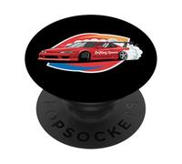 Drifting Queen - Racing Car Muscle Car Guy PopSockets Adhesive PopGrip