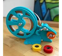 Driftless Glassworks Mini Tabletop Foiler for Stained Glass Projects, Dispenses and Crimps Foil