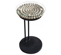 Driftwood 50cm Sofa Table - Glass Top