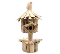 Driftwood Birdbox - On Stand