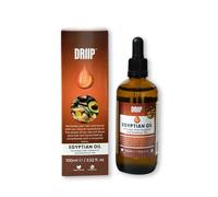 DRIIP Egyptian Hair & Beard Oil - 100ml | Enriched with Biotin, Vitamin E & 14 Natural Oils | Promotes Hair Growth, Strengthens & Conditions | Vegan & Cruelty-Free| For Men & Women