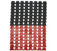 DriKou 8pcs Front Bumper Scrape Guard Set,Rubber Black for your car's front bumper, lip, spoiler, and diverter, preventing scratches, scrapes, and scuffs.