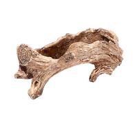 DriKou Artificial Driftwood Planter Resin Succulent Planter Vintage Tree Root Stump Log Like Flower Container Pot for Home Garden Decoration