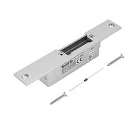 DriKou Electric Strike Door Lock,Adjustable Narrow Type Electric Strike Door Lock Safety Intelligent Cathode Lock for Narrow Frame Metal Door Wooden Door (NC Cathode Lock)