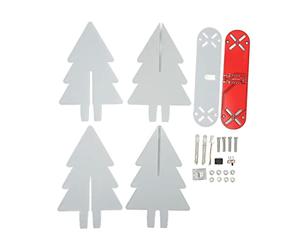 DriKou Electronic Christmas Tree Kit, 3D Xmas Tree Electronic Assemble Kit LED Gradient Light DIY Electronic Assemble Kit for Soldering Practice Learning Teaching STEM Educational (DriKou3BkjCBcD-11)