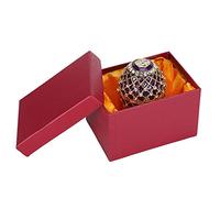 DriKou Enameled Eggs Easter Egg Crafts, Vintage Russian Enameled Egg Gilded Enamel Painted Metal Box Unique Decorative Metal Box Classic Ornaments Home Decoration