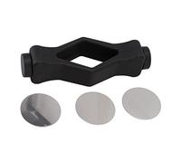 Drikou Front Load Waser Magnetic Door Stroke, Front Load Waser Shape Strong Magnet Washer Door Stop Prop for the house (Noir)