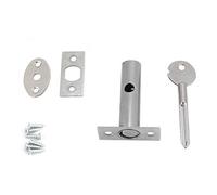 DriKou Iron Hardware Pipe Tube Well Invisible Lock for Double Fan Doors of Hotels, Families, Factories