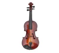 DriKou Miniature Violin Model, Exquisite Wooden Musical Instrument Ornament for Refrigerator Storage Cabinet