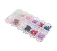 DriKou Nail Art Decor Flores secas Decoración de manicura Flor Etiqueta de uñas para puntas Decoración de manicura Accesorios mixtos Suministros de arte de uñas para mujeres Niñas