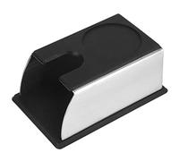 DriKou Non Slip Coffee Tamper Holder Stand Rack, Tamping Station Mat Coffee Tool Accessory (Black)