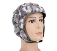 DriKou Rugby Helmet,Soft Padded Football Headguard for Football Baseball Goalkeeper Autism Special (Camo)