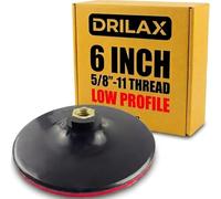 Drilax 3 inch Sanding Discs Holder with 1/4 inch Shank for Rotary 3M Roloc Disc Pad