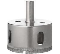 Drilax 60mm Diamond Hole Saw Drill Bit Ceramic, Porcelain Tiles Quartz Granite Countertop Shower, Faucet, Drain Hole Size 6 cm