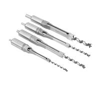 Drill 22×10×2 4pcs Hole Drill bits 4 5 16 3 2 Wood mortising Chisel Set Wood Drilling Hand Tools Mortise Drill bit Set Drill