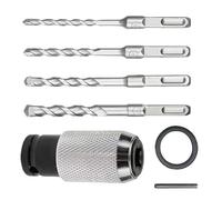 Drill Adapter - 1/4 Inch Quick Chuck, Non-Slip Steel Converter for Heavy Loads | High Strength Drilling Accessory | Transformation Tip