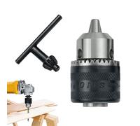 Drill Adapter - Chuck Head, Mill Tool | Angle Mill Chuck for Electric Drilling Conversion, Three Claw Drill Adapter Heads, Timber Drilling Locked for One