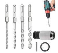 Drill Adapter - Metal, -Plus to -Max, Multifunctional | Quick Release Drill Chuck Converter Heavy Duty Tool for Construction Projects, Ristr