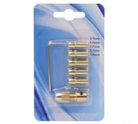 Drill Adapter Set with 7 for MINI Chucks for 0 5 3 0mm Bits, for PCB Drilling (2.35mm)