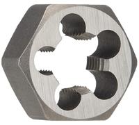 Drill America 1/2"-20 Carbon Steel Left Hand (Reverse) Hex Rethreading Die, DWT Series