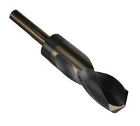 Drill America 1-3/16" Reduced Shank High Speed Steel Black & Gold Contractor Drill Bit with 3-Flat 1/2" Shank, KFD3F Series