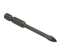Drill America 1/4" Carbide Tipped Glass & Tile Drill Bit with Hex Shank, DWDGDHEX Series