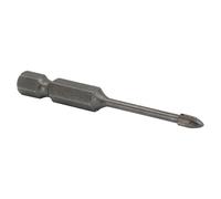 Drill America 1/8" Carbide Tipped 4 Flute Glass & Tile Drill Bit with Hex Shank, DWD4FGDHEX Series