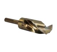 Drill America 15.50mm Reduced Shank Cobalt Drill Bit with 1/2" Shank, D/AMMCO Series