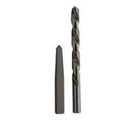 Drill America #2 Straight Flute Screw Extractor and 3/16" Left Hand Drill Bit Kit, POUEZ Series