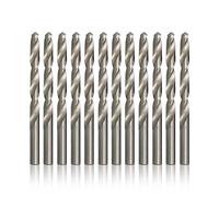 Drill America - D/AP65P12#65 High Speed Steel Polished Drill Bit (Pack of 12), D/AP Series