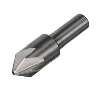 Drill America DEWCHAT Series High-Speed Steel Chatterless Countersink, 6 Flute, 1/4" Shank Diameter, 5/16" Size, 100 Degrees Angle (Pack of 1)