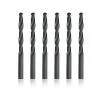 Drill America DWDN21/64P6 21/64" High Speed Steel Black Oxide Drill Bit (Pack of 6), DWDN Series