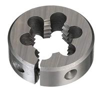 Drill America DWT Series Qualtech High-Speed Steel Round Adjustable Pipe Threading Die, 1-1/2" Diameter, 1/8" NPT (Pack of 1)