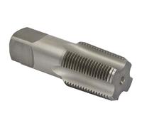 Drill America DWTPT Series Qualtech Carbon Steel Pipe Tap, Uncoated (Bright) Finish, Round with Square End Shank, 1-1/4"-11-1/2 NPT (Pack of 1)