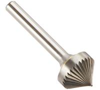 Drill America SK-7 Carbide Burr/Rotary File 90 Degree Included Angle Double Cut for Die Grinder 3/4" Dia. x 3/8" Cut Length with 1/4" Shank and 2-5/16" Overall Length, DUL Series