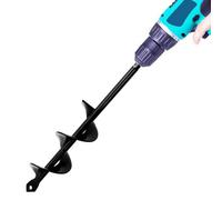 Drill Auger Bit 4X22Cm Drill Garden Planting Hole Digging Post Umbrella Planting