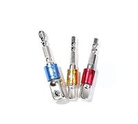 Drill Bit 3 Pcs Drill Socket Adapter Impact Drill Extension Drill Bar Socket Adapter Hex Shank Square Head Drill Bit