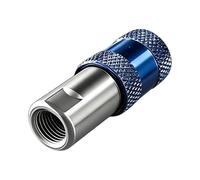 Drill Bit Adapter - Hex Shank Steel Replacement Parts, 1 Unit Quick Change Chuck for Power Driving, Metal Extension with Locking Sleeve, Hardware Accessory, Socket Joiner for Garages, Sheds and Sites