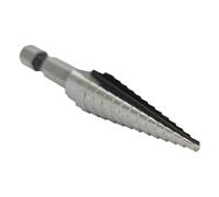 Drill Bit America #1 (1/8" - 1/2" x 1/32") High Speed Steel Step Drill Bit with Quick Change Hex Shank, VACHEX Series