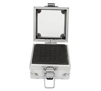 Drill Bit Case, Aluminium Nail Drill Bit Holder Storage Box Nail Holder Nail Holders For Painting Nails 25 Holes Nail Drill Grinding Bit Stand Display Case for Beauty Salon
