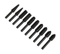 Drill Bit Collection of 10 Efficient Rotary Rasp Files for Steel Processing Tasks