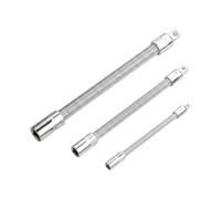 Drill Bit Extension | 3 Pieces Portable Folding Metal Bars | Flexible Socket Extension Bars for Automotive Engine Repair and Maintenance, Car Troubleshooting and Fixing