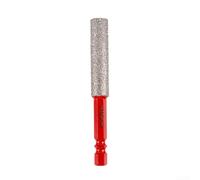 Drill Bit for Dry Drilling Applications on Tiles Glass and Marble Featuring Hex Shank Compatibility with Rechargeable Drills 48V or Higher (10mm)