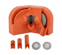 Drill Bit Grinding Sharpener, Electric Drill Bit Sharpener for Hardened Steel Carbide Twist Cobalt Bits, Efficient Multipurpose Sharpener with Diamond Discs, Includes 2-4mm 4-8