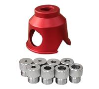 Drill Bit Guide for Straight Holes,90 Degree Hole Drilling Positioner for Woodworking | Stainless Steel Hand Tool Precise Centering for Woodworkers Cabinet Makers Furniture Builders
