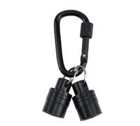 Drill Bit Holder, Hex Bit Holder for Woodworking Tools, Screwdriver Drill Bits Storage Keychain Holder, 2 SDS Extension Rods with Carabiner Clip