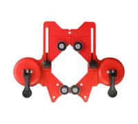 Drill Bit Hole Guide Suction Cup Positioning Locator | Adjustable Hole Saw Guide for Glass Ceramic Granite Marble Concrete Flooring Home Industry Construction Workshop