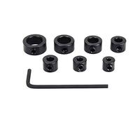 Drill Bit Locator,8pcs/Set, 312mm,Depth Stop Collars Ring Positioner,with Hex Wrench,Small Size, Light in Weight