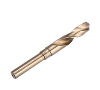 Drill Bit M35 HSS-Co Cobalt Twist Drill Bit 1/2 Inch Reduced Shank Drill Bit for Metal Stainless Steel Drilling-22mm